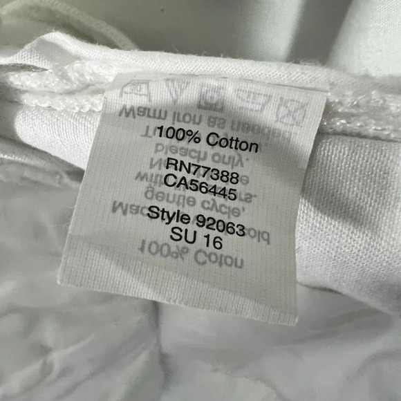 J.Crew Gramercy White Chino Denim Shorts Hula Girl Palm Tree Print Mens 32 - Picture 6 of 6